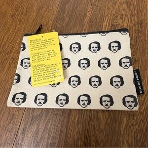Out of Print Edgar Allen Poe Zipper Pouch
